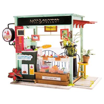 Robotime poppenhuis Ijs Kraam junior 20 cm (DGM06) Robotime poppenhuis Ijs Kraam junior 20 cm (DGM06)