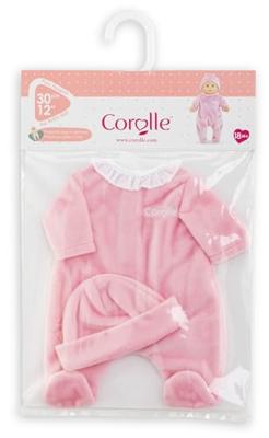 Corolle mon premier poupon - pyjama roze met muts, 30cm
