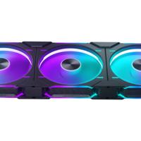 Phanteks D30 PWM Regular Airflow D-RGB PC-ventilator Zwart (b x h x d) 140 x 30 x 140 mm Incl. LED-verlichting - thumbnail