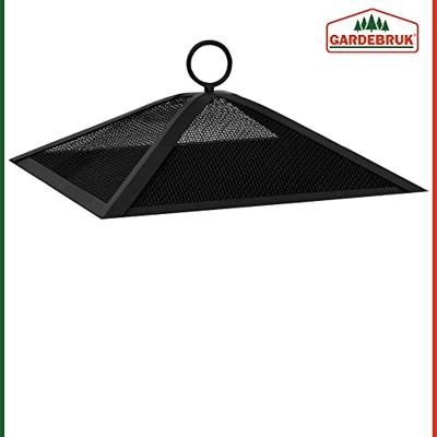 Vuurschaal 45x45cm van zwart gepoedercoat staal Vuurschaal 45x45cm van zwart gepoedercoat staal