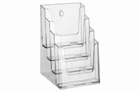 Folderhouder Europel 4 vaks A5 transparant - thumbnail