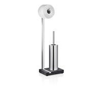 Toiletrolhouder En Borstel Blomus Menoto Design Geborsteld RVS Mat - thumbnail
