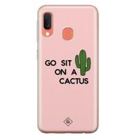 Samsung Galaxy A20e siliconen hoesje - Go sit on a cactus - thumbnail