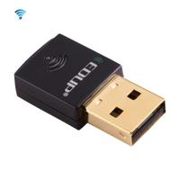EDUP EP-AC1619 Mini Wireless USB 600Mbps 2,4 G / 5.8Ghz 150 M + 433M Dual Band WiFi netwerkkaart voor Nootbook / Laptop / PC (zwart) - thumbnail