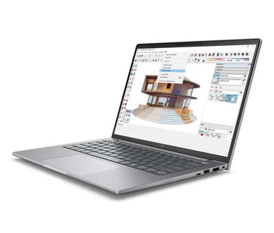 HP ZBook 8 G1i Intel Core Ultra 7 255H Mobile workstation 35.6 cm (14") WUXGA 16 GB DDR5-SDRAM 1 TB SSD NVIDIA RTX 500 Ada Wi-Fi 7 (802.11be) Windows 11 Pro AI Workstation, AI PC Silver