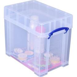 Opbergbox ru 19ltr 395x255x330mm transp wit Opbergbox ru 19ltr 395x255x330mm transp wit