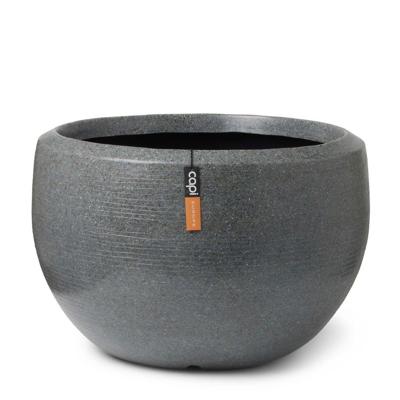 Vaas bol Granite H90 cm antraciet bloembpot Capi Europe - Capi europe Vaas bol Granite H90 cm antraciet bloembpot Capi Europe - Capi europe