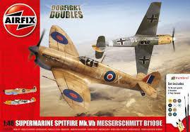 Airfix 1/48 Supermarine Spitfire MKVB Messerschmitt BF109E