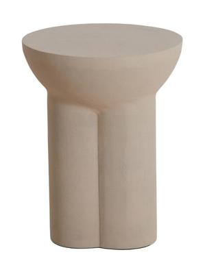 Light & Living Bijzettafel 'Ossana' 39cm, kleur Mat Zand