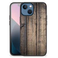 Apple iPhone 13 mini Houten Print Telefoonhoesje Steigerhout - thumbnail