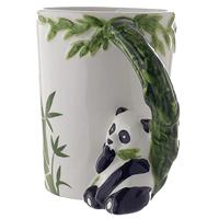 Panda bamboe - Gevormd Handvat Keramiek Mok - thumbnail