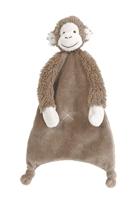Happy Horse Aap Mickey Knuffeldoekje Bruin - thumbnail