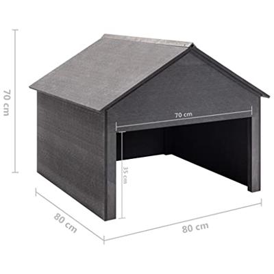 Overkapping voor grasmaaier 80x80x70 cm HKC Overkapping voor grasmaaier 80x80x70 cm HKC