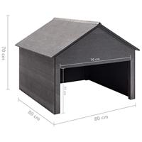 Overkapping voor grasmaaier 80x80x70 cm HKC - thumbnail
