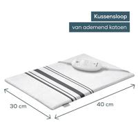 Beurer HK 25 white-grey Elektrisch kussen 100 W Grijs - thumbnail