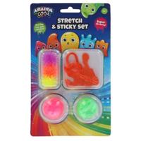 Amazing Cool Plakhandje Plakbal 2 Stuks En 3 Raamlopers Sticky - thumbnail