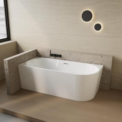 Vrijstaand Hoekbad Aquasplash Aloni Links 180x80 Wit Aquasplash