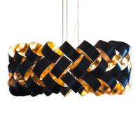 Pallucco - Ring 600 Hanglamp Mat Zwart / Mat Zwart / Goud - thumbnail