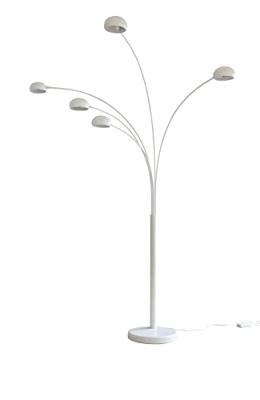 Artistiq Vloerlamp 'Gregor' 5-lamps, kleur Wit Artistiq Vloerlamp 'Gregor' 5-lamps, kleur Wit