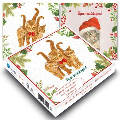 Franciens Katten Kerstkaarten