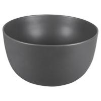 Differnz Tulip waskom keramiek 40 x 24 cm mat donkergrijs - thumbnail