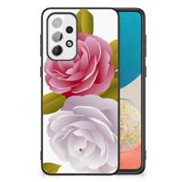 Samsung Galaxy A73 Bloemen Hoesje Roses - thumbnail