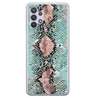 Samsung Galaxy A32 5G siliconen hoesje - Snake pastel - thumbnail