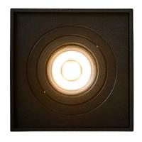 Lucide TUBE - Plafondspot - 1xGU10 - Zwart - thumbnail