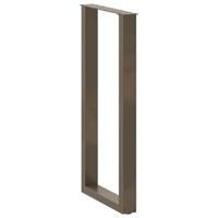 Bartafelpoten 2 st U-vormig 40x(100-101) cm staal naturel - thumbnail