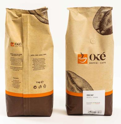 Oké koffiebonen, zak van 1 kg, Deca