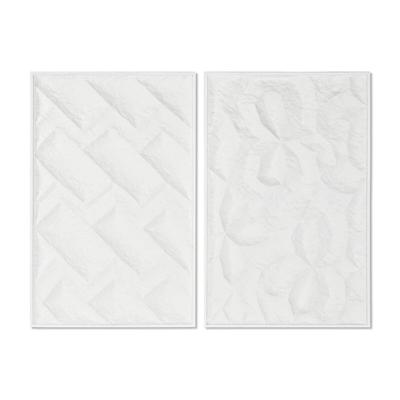 Schilderij Home ESPRIT Modern Met reliëf 58,5 x 4 x 92,5 cm (2 Stuks)