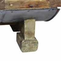 Salontafel 90x50x35 cm massief gerecycled hout - thumbnail