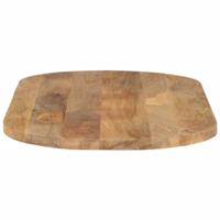 Tafelblad ovaal 110x50x3,8 cm massief mangohout - thumbnail