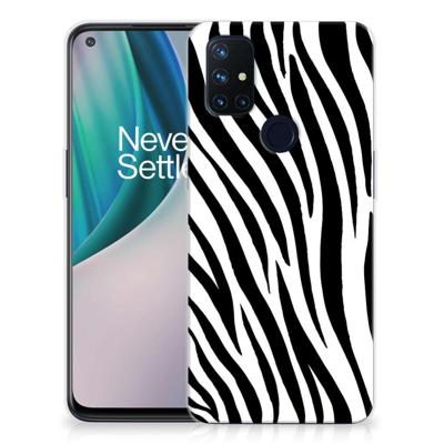 OnePlus Nord N10 5G | TPU Hoesje | Zebra
