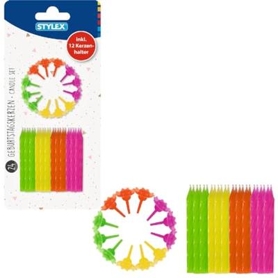 Verjaardagskaarsjes 24 stuks