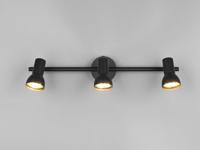 Trio PlafondlampCantar zwart 3-lichts - R81793032 - thumbnail