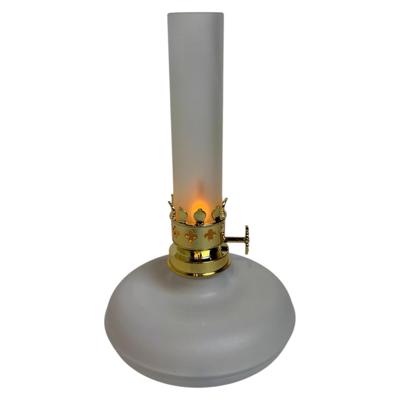 LED Olielamp vlam wit 13x13x21,5cm LED Olielamp vlam wit 13x13x21,5cm