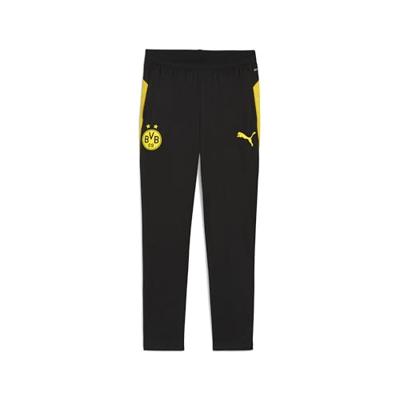 PUMA Borussia Dortmund Trainingsbroek 2025-2026 Zwart Geel PUMA Borussia Dortmund Trainingsbroek 2025-2026 Zwart Geel
