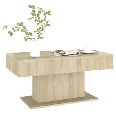 Salontafel 96x50x45 cm spaanplaat sonoma eikenkleurig