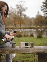 Pure Classic Mini Cotton White/Oak EU/UK/AUS Radio DAB+, FM Eiken, Wit - thumbnail