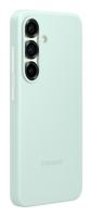 Samsung Silicone Silicon Case Samsung Galaxy S25 Mint Stootbestendig - thumbnail