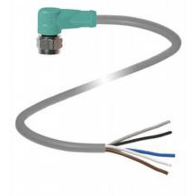 Pepperl+Fuchs 240768-0008 Kabelconnector M12 Aantal polen (sensoren): 5 Bus, haaks 5.00 m 1 stuk(s)