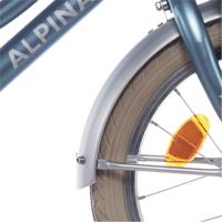 Alpina spatbord set + stang 16 cargo silver matt - thumbnail