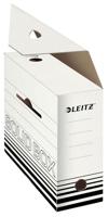 Leitz Opbergdoos 6128-00-01 100 mm x 257 mm x 330 mm Karton Wit, Zwart 10 stuk(s) - thumbnail