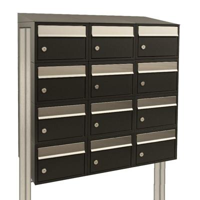 Stoer! Brickset 3-Breed, 4-Hoog Met Dak Op Statief Zwart - 40215070_3x4ds