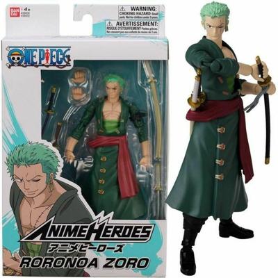 BANDAI Anime Heroes - One Piece - Anime heroes 17 cm figuur - Roronoa Zoro