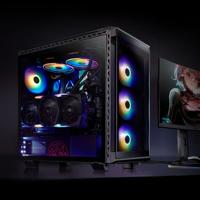 Micro ATX/ Mini ITX / ATX Midtower Behuizing XPG Battlecruiser Wit Zwart ARGB - thumbnail