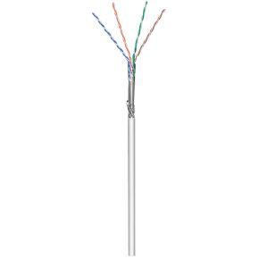 Goobay patchkabel rj-45 sf/utp met cat.5e (grijs, 100 meter, kabelrol, flexibel)