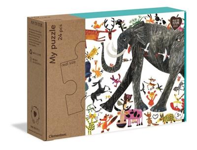 Clementoni legpuzzel Eco olifant 24 stukjes Clementoni legpuzzel Eco olifant 24 stukjes
