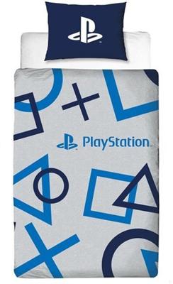 Playstation - Shapes 1 Persoons Dekbedovertrek (140cm x 200cm)